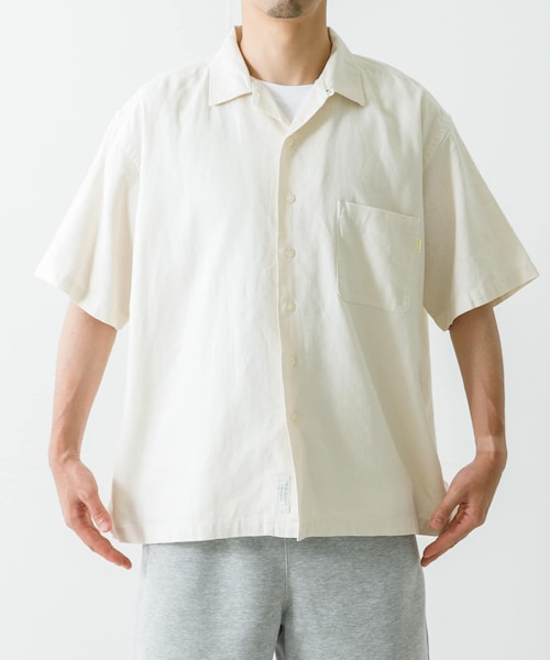 URBAN RESEARCH（アーバンリサーチ）の「FARAH　Open Collar Shirts（シャツ/ブラウス・メンズ・Off/Black・M/L/XL）」の4枚目の写真