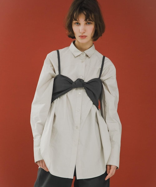 LAATO（ラート）の「loose shirts（シャツ/ブラウス・レディース・ミスト/シャドウ/スプリング・Free）」の2枚目の写真
