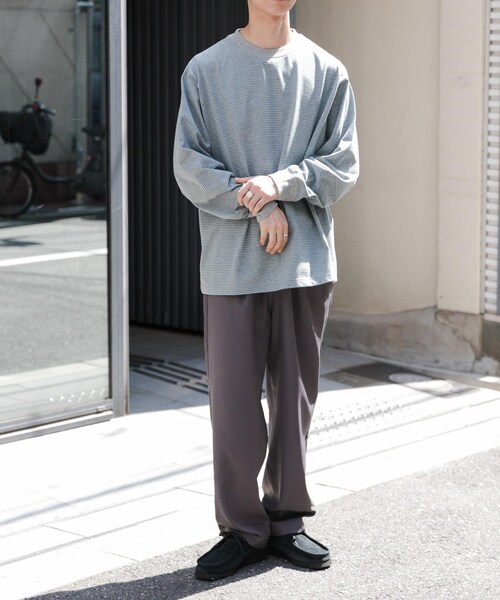 URBAN RESEARCH DOORS（アーバンリサーチドアーズ）の「FORK&SPOON　イーズライントラウザー（その他パンツ・メンズ・NAVY/GRAY・4/5）」の9枚目の写真