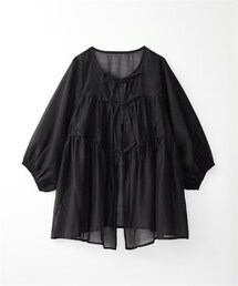 nissen | 【Be praised】前リボンシアーブラウス(シャツ/ブラウス)