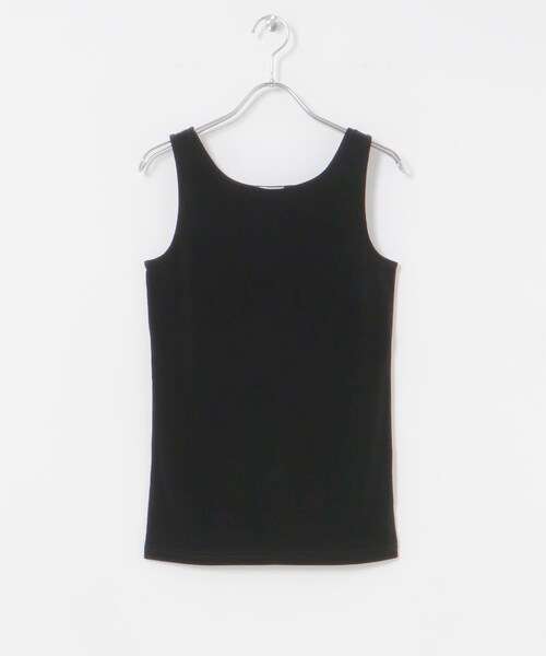 ITEMS URBANRESEARCH（アイテムズ アーバンリサーチ）の「シアーベロアスクエアタンクトップ（タンクトップ・レディース・BEG/BLK/BRD・FREE）」の15枚目の写真