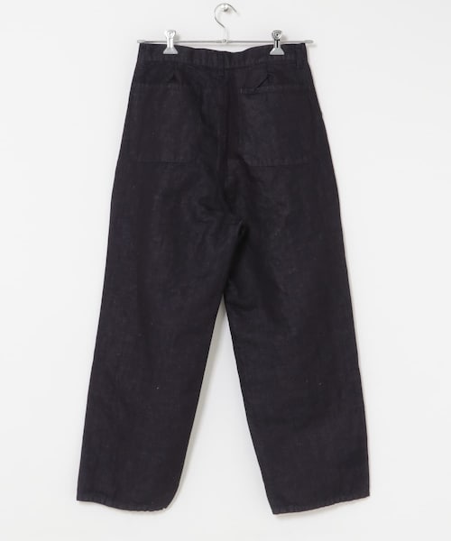 URBAN RESEARCH DOORS(アーバンリサーチドアーズ)の「STILL BY HAND HEMP MIXED DENIM PANTS(デニムパンツ・メンズ・BLACK/DARK NAVY・44/46/48)」の12枚目の写真