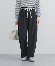 URBAN RESEARCH DOORS | ウエストリボンカットカーブパンツ(その他パンツ)