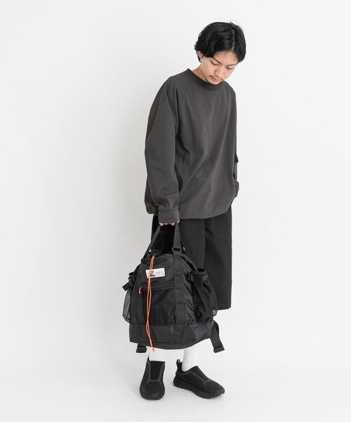 EKAL（エカル）の「『別注』Dickies×EKAL　ワイドロングショーツ（その他パンツ・メンズ・ブラウン/ブラック・M/L）」の10枚目の写真