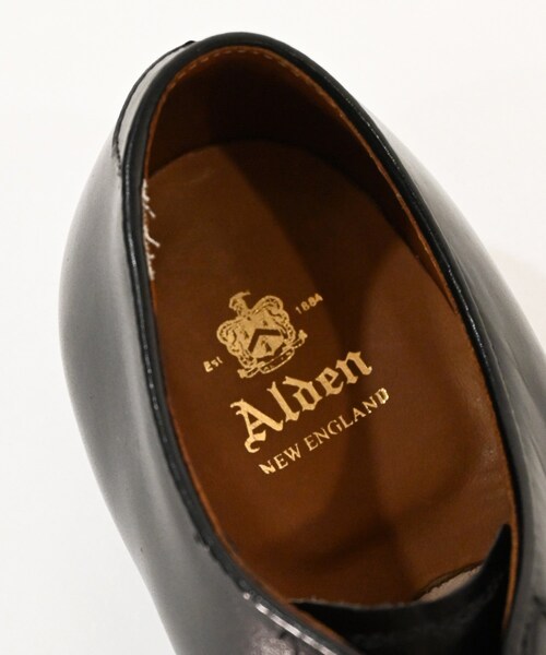 ADAM ET ROPE'（アダムエロペ）の「【ALDEN】PLAIN TOE OX（ドレスシューズ・メンズ・ブラック・39.0/39.5/40.0/40.5/41.0/41.5）」の13枚目の写真