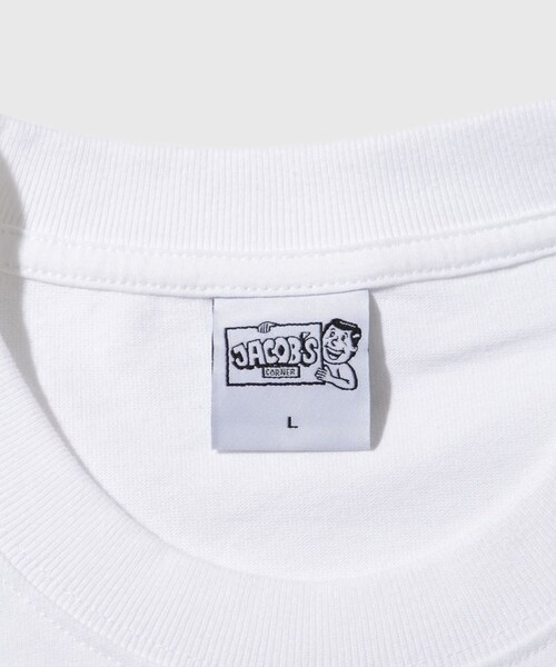 ADAM ET ROPE'(アダムエロペ)の「【POLAR SKATE CO./ポーラー スケートカンパニー】TEE NEW T-SHIRT(Tシャツ/カットソー・メンズ・ホワイト・L/M)」の8枚目の写真