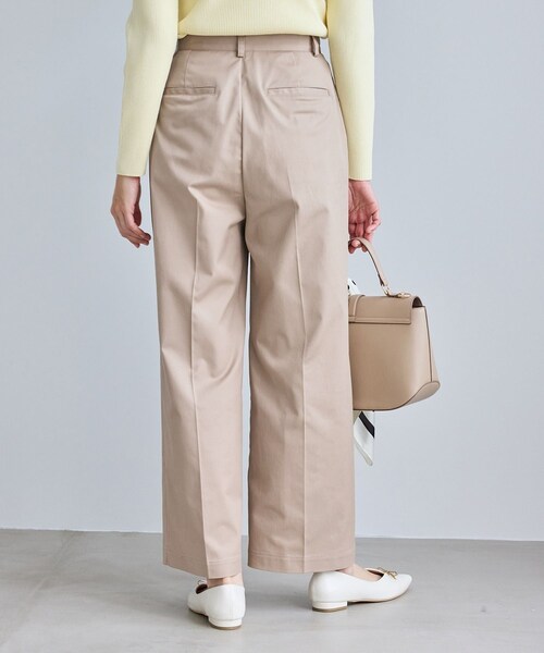 ROPE' PICNIC（ロペピクニック）の「ウエストタックチノパンツ（チノパンツ・レディース・ベージュ/ネイビー・L/M/S）」の14枚目の写真
