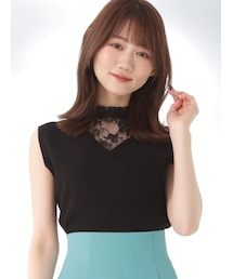 MERCURYDUO | レースドッキングカシュクールコンパクトニット(ニット/セーター)