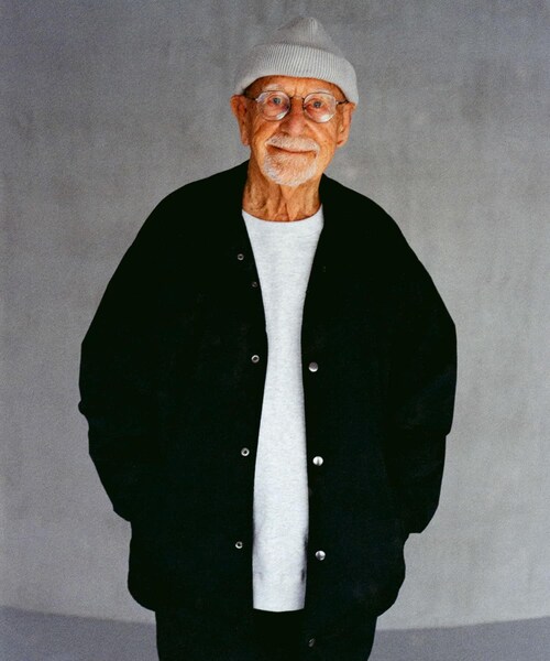 URBAN RESEARCH（アーバンリサーチ）の「Wide Dad　WIDE DAD ROLL KNIT CAP（ニットキャップ/ビーニー・メンズ・LIGHT GRAY/NAVY・FREE）」の4枚目の写真