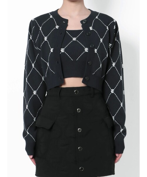 EMODA（エモダ）の「ジャガードツインニット（ニット/セーター・レディース・ライトミックス/ダークミックス/ミックス・F）」の21枚目の写真