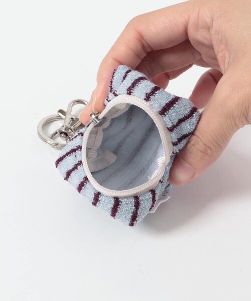 KBF（ケイビーエフ）の「UNFOLD　Mini terry pouch keyring（ポーチ・レディース・NAVY/BLUE BUR/PINK・Free）」の8枚目の写真