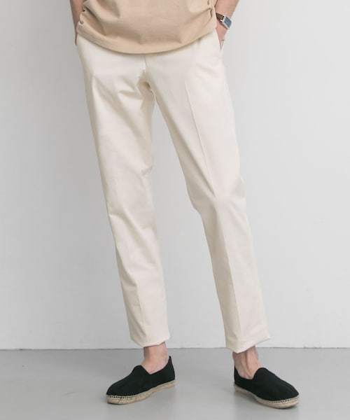 URBAN RESEARCH（アーバンリサーチ）の「ハイカウントピケストレッチパンツ（スラックス・メンズ・NAVY/WHITE/GRAY/BEIGE・42/44/46/48/50）」の9枚目の写真