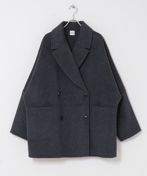 URBAN RESEARCH ROSSO(アーバンリサーチロッソ)の「『一部別注カラー』YENN DOUBLE FACE PEA COAT(その他アウター・レディース・別注DNAVY/BROWN/CHARCOAL・FREE)」の7枚目の写真
