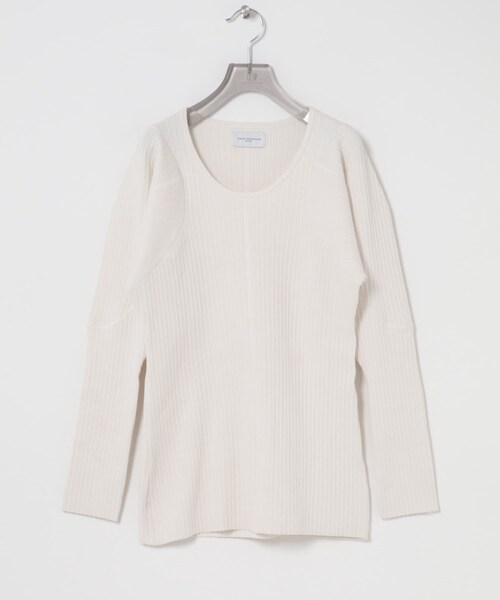 URBAN RESEARCH(アーバンリサーチ)の「new basic FRAME FLUID KNIT(ニット/セーター・レディース・WHITE/BLACK/DK BROWN・Free)」の5枚目の写真
