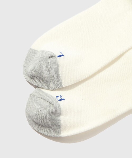 ADAM ET ROPE'(アダムエロペ)の「【HELLA GREEN/ヘラグリーン】Minted GREEN Sox(ソックス/靴下・メンズ・ブラック/グリーン・F)」の9枚目の写真