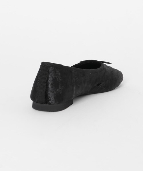 SENSE OF PLACE by URBAN RESEARCH（センスオブプレイスバイアーバンリサーチ）の「ベロアスクエアフラットシューズ（バレエシューズ・レディース・BLACK/BROWN/GRAY・S/M/L）」の14枚目の写真