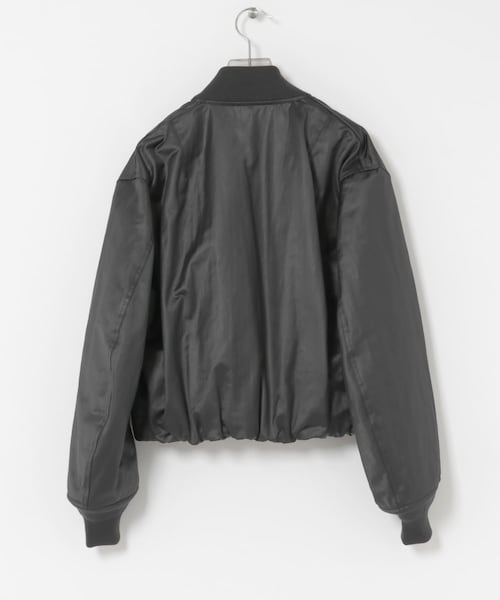 URBAN RESEARCH（アーバンリサーチ）の「ATON　COWHIDE NYLON SHORT MA-1（MA-1・レディース・CHA GRAY・2）」の16枚目の写真