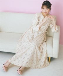 nissen | 大きいサイズ花柄ワンピース　marun(ワンピース)