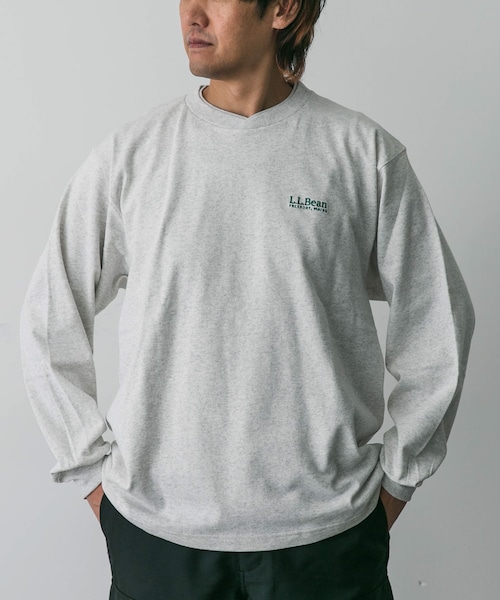 URBAN RESEARCH DOORS(アーバンリサーチドアーズ)の「L.L.Bean Union Long-Sleeve T-shirts(Tシャツ/カットソー・メンズ・F.Green/White/Birch/Navy/T.Charcoal・M/L/XL)」の2枚目の写真