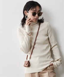 CHIC STYLE | 大きいサイズロングスリーブタートルニットプルオーバーシックスタイル(ニット/セーター)