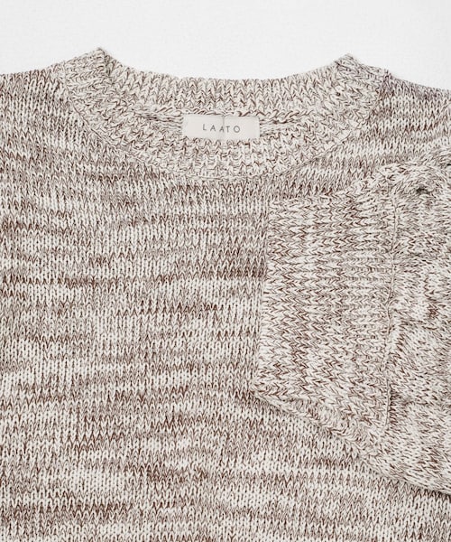 LAATO（ラート）の「lantern sleeve knit（ニット/セーター・レディース・クリーム/シャドウ/バニラ・Free）」の12枚目の写真