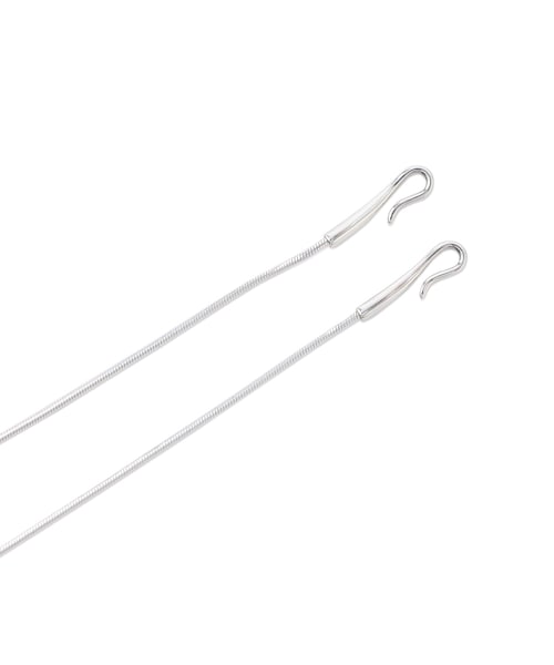 ADAM ET ROPE'（アダムエロペ）の「【公式サイト限定】【Rieuk(リューク)】Thiner Snake  Necklace（ネックレス・レディース・シルバー・F）」の7枚目の写真