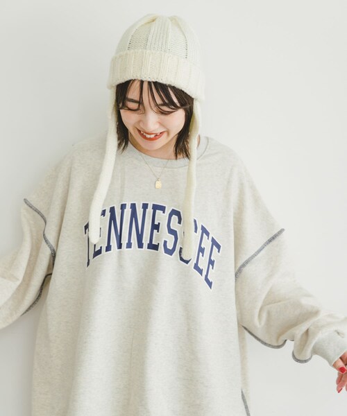 ITEMS URBANRESEARCH（アイテムズ アーバンリサーチ）の「フライトニットキャップ（ニットキャップ/ビーニー・レディース・OFF/BLK・-）」の5枚目の写真