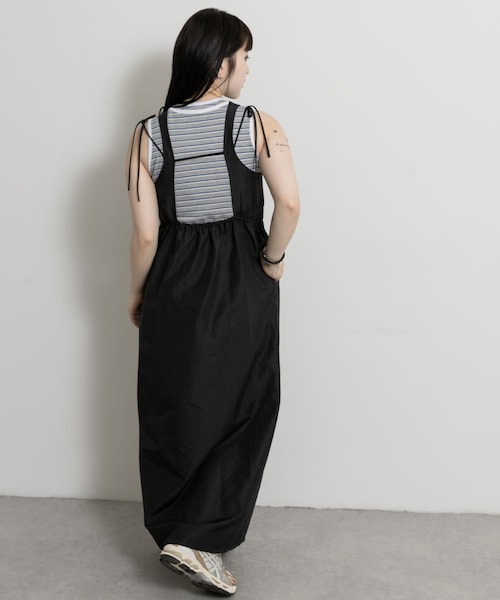 THE GOODLAND MARKET（ザグッドランドマーケット）の「&her　Border Tank（タンクトップ・レディース・GRAY/BROWN・FREE）」の19枚目の写真