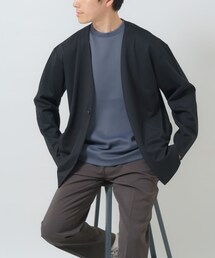 ITEMS URBANRESEARCH（アイテムズ アーバンリサーチ）の「『洗濯可』SMART-air 調温 ノーラペルジャケット(楽着シリーズ)（ノーカラージャケット）」