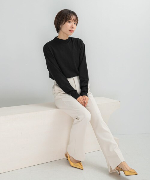 URBAN RESEARCH ROSSO（アーバンリサーチロッソ）の「GICIPI　PROCIONE（ニット/セーター・レディース・Panna/Nero/Mattone・3）」の12枚目の写真