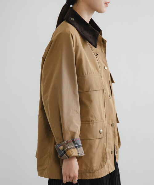 URBAN RESEARCH(アーバンリサーチ)の「『別注』Barbour / URBAN RESEARCH BEDALE(テーラードジャケット・レディース・black/beige・FREE)」の19枚目の写真