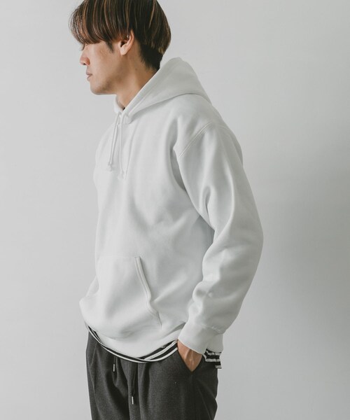 URBAN RESEARCH DOORS(アーバンリサーチドアーズ)の「『速乾』クイックドライ プルオーバーフーディ(パーカー・メンズ・BLUE GRAY/OFF/BEIGE/NAVY/ROYAL/RED・M/L/XL)」の12枚目の写真