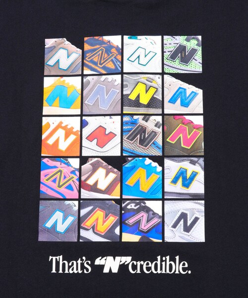 URBAN RESEARCH Sonny Label（アーバンリサーチサニーレーベル）の「NEW BALANCE　NコラージュTシャツ（Tシャツ/カットソー・メンズ・ブラック/シーソルト・M/L）」の15枚目の写真