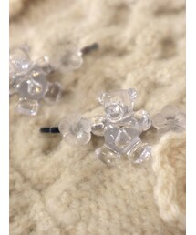 merry jenny | acrylic bear hair pin(ヘアピン)