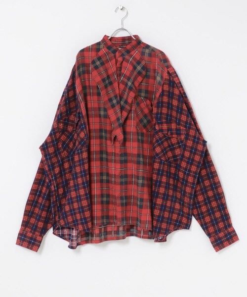 THE GOODLAND MARKET（ザグッドランドマーケット）の「77circa　wide stole shirt-NEL（シャツ/ブラウス・レディース・nel1/nel2/nel3/nel4/nel5・one）」の18枚目の写真