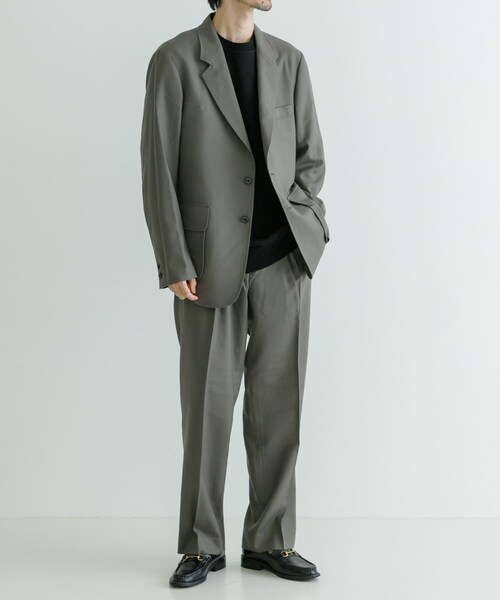 URBAN RESEARCH（アーバンリサーチ）の「MARKAWARE　ONE TUCK TAPERED TROUSERS（その他パンツ・メンズ・GRAIGE/CE.GRAY・2/3）」の8枚目の写真
