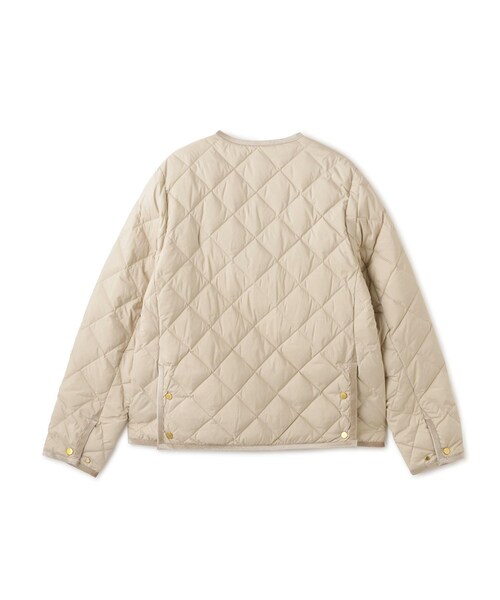 ROPE'（ロペ）の「【TAION×LIMONTA×ROPE'トリプルコラボ】クルーネックショートダウンジャケット（ダウンジャケット/コート・レディース・ベージュ/ネイビー・36/38）」の10枚目の写真