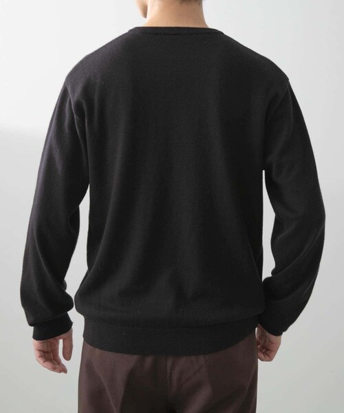 ITEMS URBANRESEARCH（アイテムズ アーバンリサーチ）の「カシミヤ×コットンクルーネックセーター（ニット/セーター・メンズ・GRY/BRD/MOC/BLK・M/L）」の20枚目の写真
