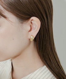 SMELLY | メタルプックリフロントイヤリング(イヤリング)