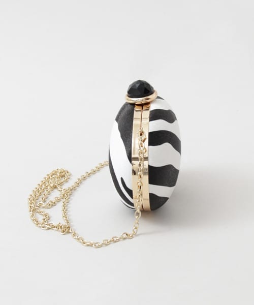 RODE SKO（ロデスコ）の「LISA ゼブララウンドパーティバッグ（クラッチバッグ・レディース・ZEBRA・-）」の8枚目の写真