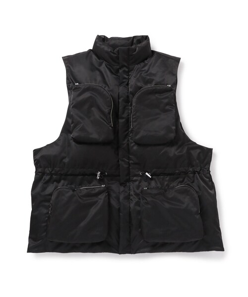 ADAM ET ROPE'（アダムエロペ）の「［OUTER］WSIZE PADDED VEST UNISEX（ダウンベスト・レディース・ブラック/シルバー・38/40）」の19枚目の写真