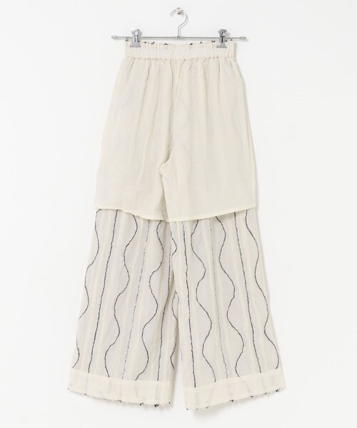 URBAN RESEARCH DOORS(アーバンリサーチドアーズ)の「ARCHI FUZZ JQ WIDE PANTS(その他パンツ・レディース・MIX/BLACK・S)」の7枚目の写真