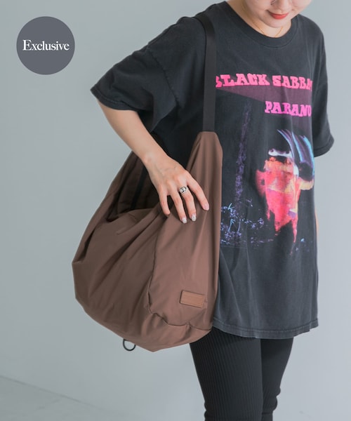 URBAN RESEARCH DOORS（アーバンリサーチドアーズ）の「BAICYCLON　EXCLUSIVE SHOULDER BAG（ショルダーバッグ・レディース・BLACK/BROWN・Free）」の2枚目の写真