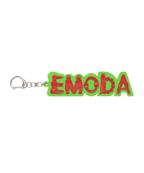 EMODA（エモダ）の「【野性爆弾 くっきー！× EMODA】ロゴキーリング（その他雑貨・レディース・ブラック/グリーン・F）」の2枚目の写真