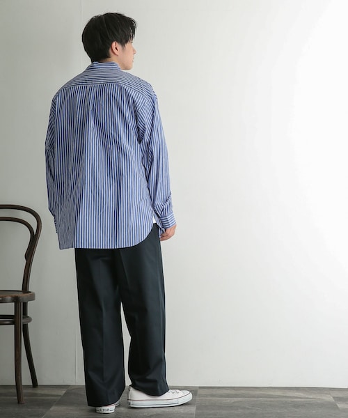 SENSE OF PLACE by URBAN RESEARCH(センスオブプレイスバイアーバンリサーチ)の「センタープレスストレートタックチノパンツ(チノパンツ・メンズ・GREIGE/BLACK・M/L)」の7枚目の写真