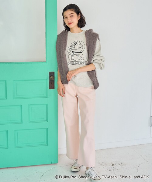 ROPE' PICNIC(ロペピクニック)の「【ドラえもんコレクション】裏毛スウェット(スウェット・レディース・ライトグレー/ピンク・38)」の18枚目の写真