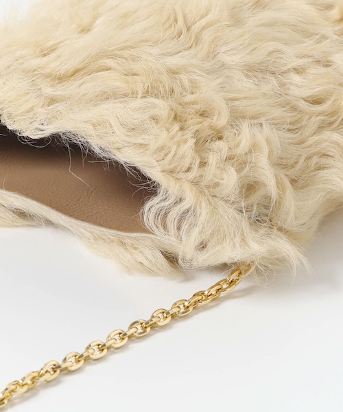 URBAN RESEARCH(アーバンリサーチ)の「CARUS AURA FUR BAG(ショルダーバッグ・レディース・ZEBRA/BROWN/CAPPUCCINO/別注GRAGE・-)」の10枚目の写真