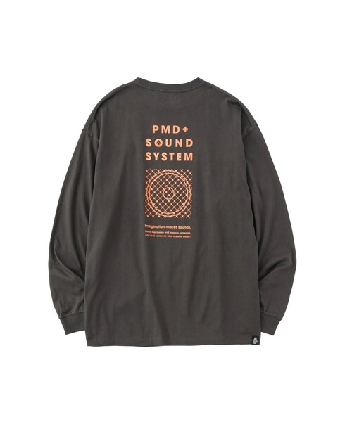 bonjour records(ボンジュールレコーズ)の「POET MEETS DUBWISE/ポエトミーツダブワイズ PMD+SOUND SYSTEM L/S T-Shirt(Tシャツ/カットソー・レディース・ブラック/ホワイト・L/M/XL)」の9枚目の写真