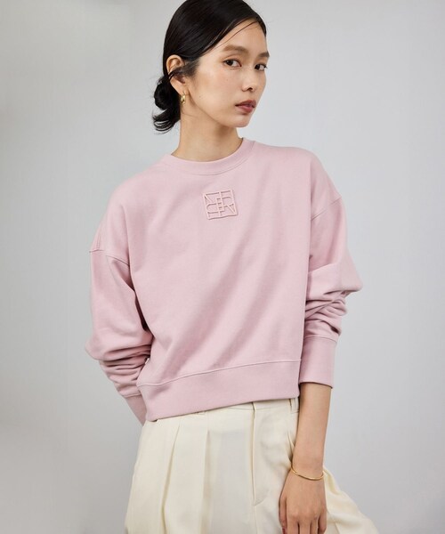 ROPE'（ロペ）の「アナグラム刺繍スウェットプルオーバー/イージーケア（スウェット・レディース・ベージュ系/ネイビー/ピンク系・F）」の11枚目の写真