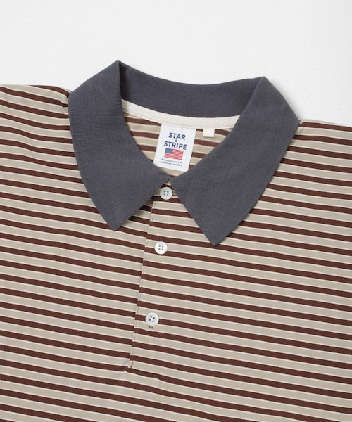 URBAN RESEARCH DOORS(アーバンリサーチドアーズ)の「『別注』STAR&STRIPE×DOORS MULTI POLO(ポロシャツ・レディース・GRAY/BROWN・One)」の9枚目の写真